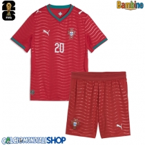 Maglie da calcio Portogallo Joao Cancelo #20 Prima Maglia Bambino Mondiali 2026  Manica Corta (+ Pantaloni corti)